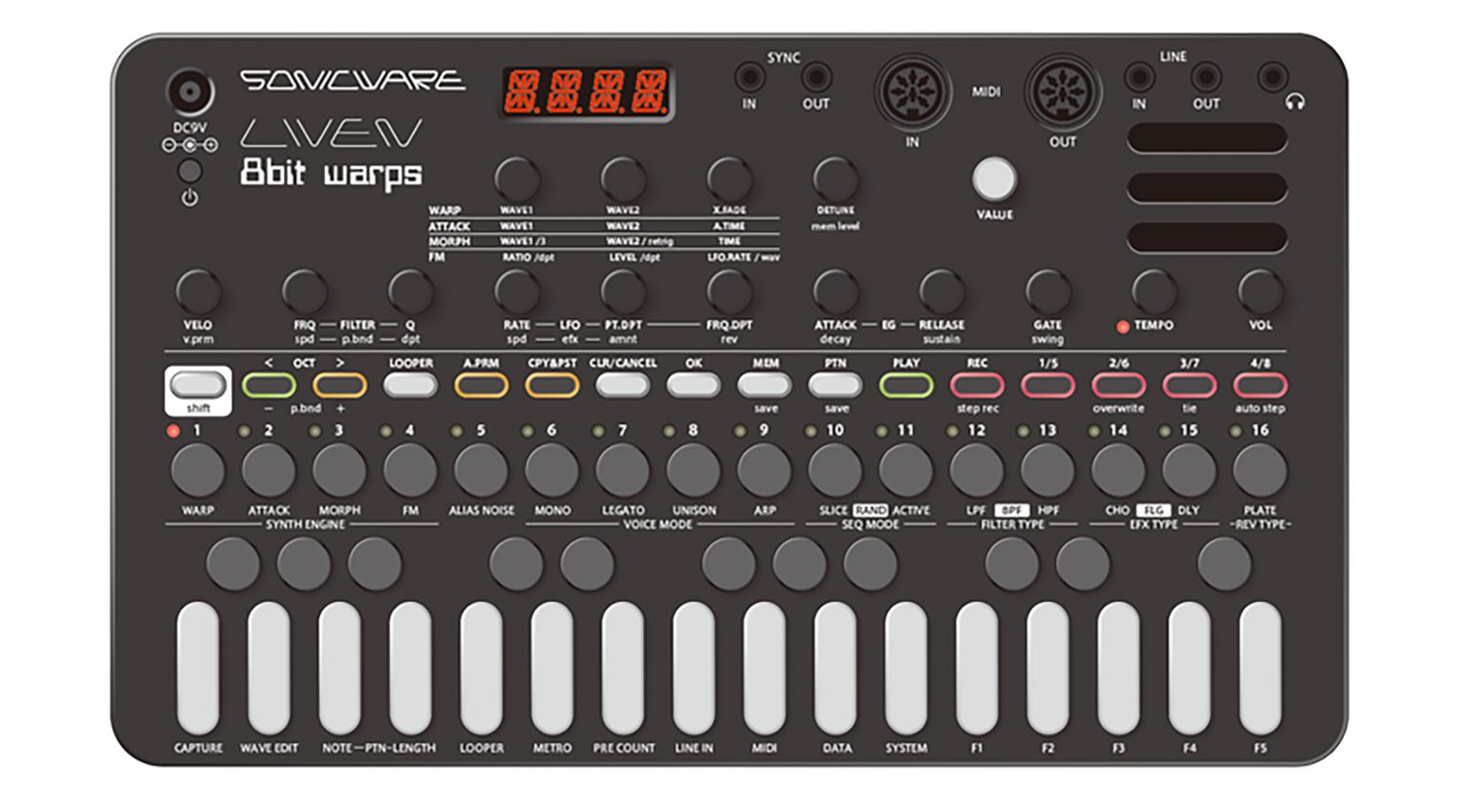 Sonicware Liven 8bit Warps