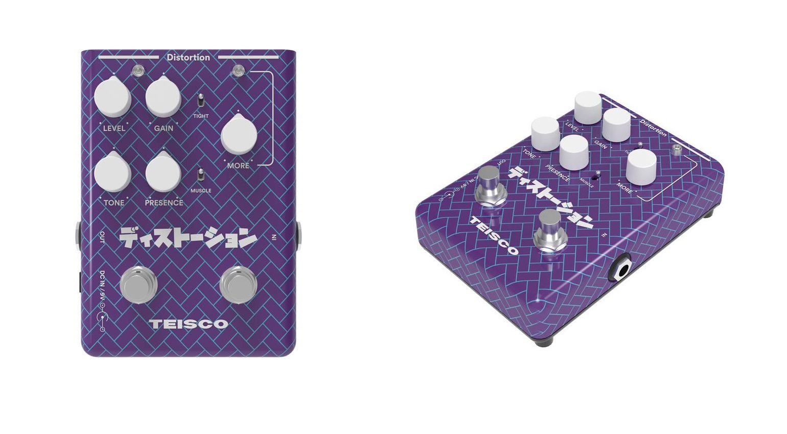 Teisco Distortion Pedal Front