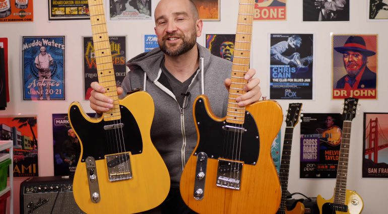 Fender Telecaster Harley Benton TE-52 Blindtest SHootout