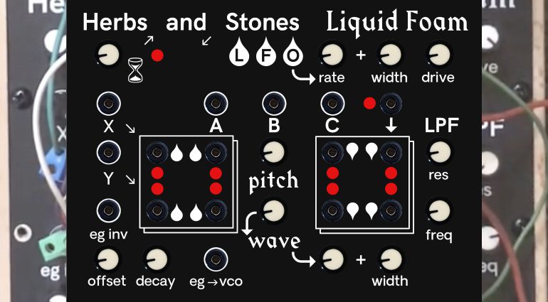 herbs and stones liquid foam