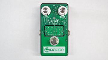 Acorn Amplifiers Circuit Fuzz Boost Pedal DIY PCB Front