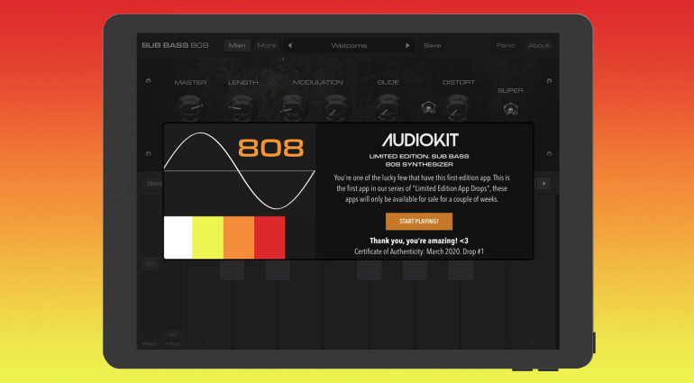 AudioKit Pro Sub Bass 808: Bass- und Kick-Synthesizer für 999 Dollar
