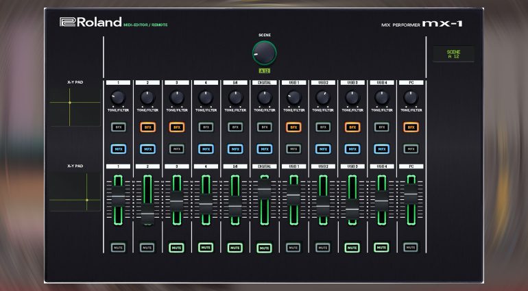 Momo Müller Roland MX-1 Editor: der Mix Performer als VST-Plug-in