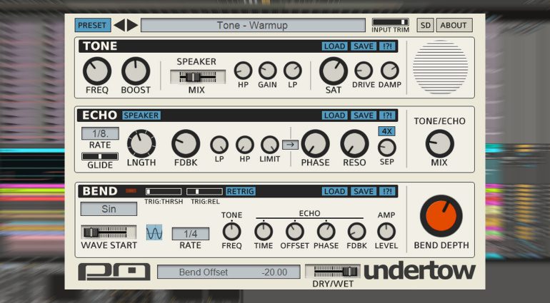 Psychic Modulation veröffentlicht das Multi-FX Plug-in Undertow