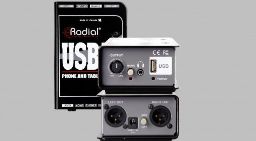 DI-Box für Smartphones und Tablets: Radial Engineering USB-Mobil.