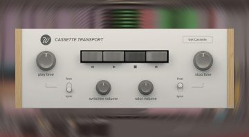 Freeware: Wavesfactory Cassette Transport - kostenloses Tape Stopp Plug-in