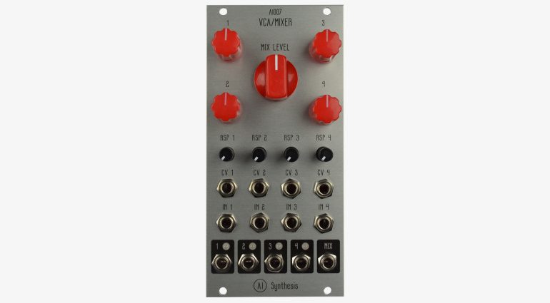 AI Synthesis AI007 Quad VCA Mixer