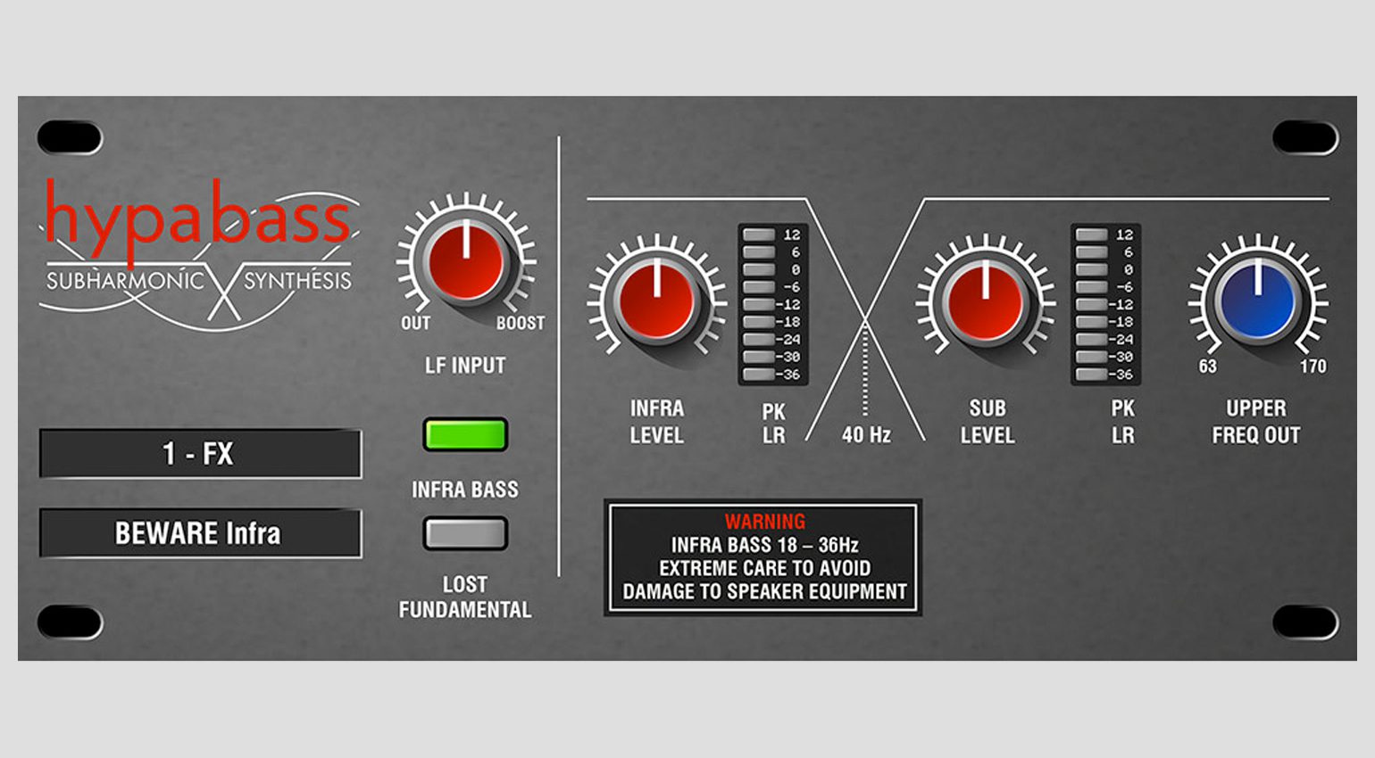 Allen & Heath RackExtra FX Hypabass