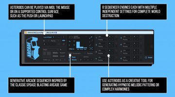 Isontonik Studios Asteroids: Generativer Sequencer für ein paar Tage kostenlos