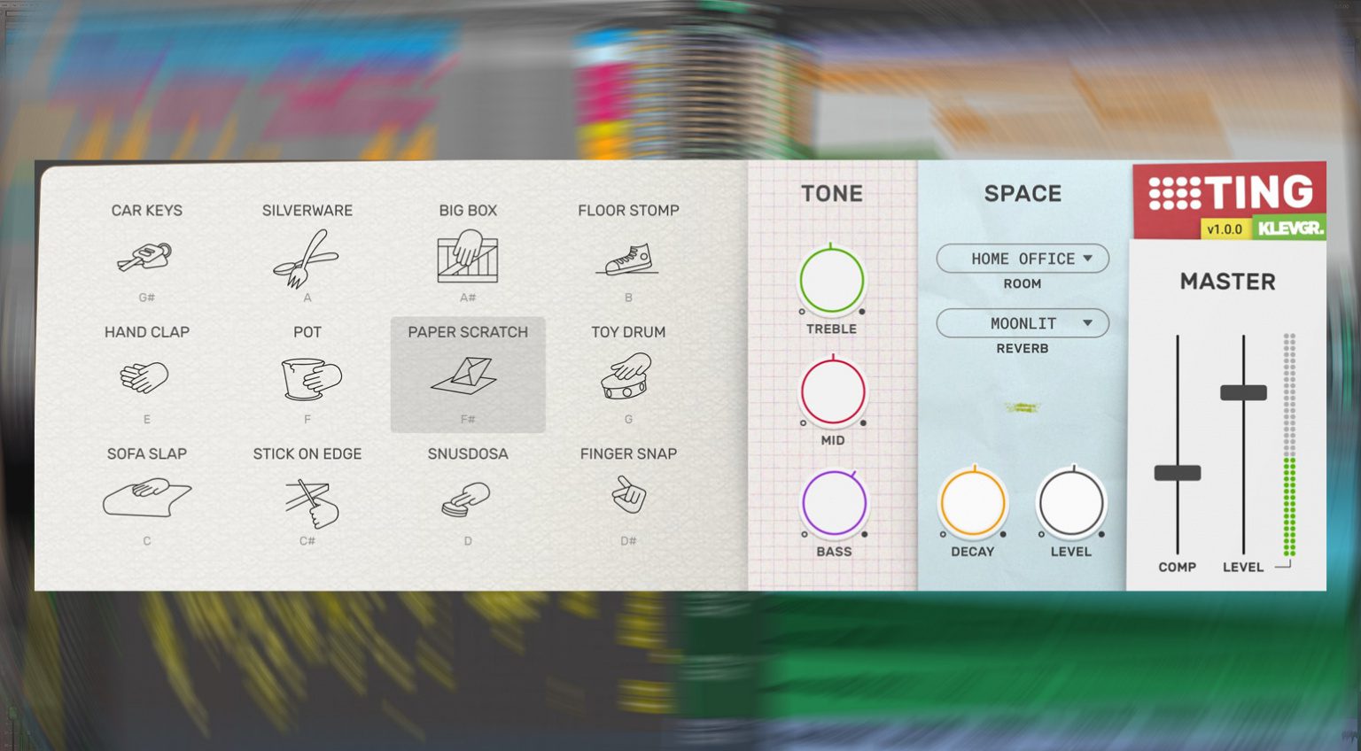 ATV Electrorganic aFrame - natürliches Percussion Instrument de luxe ...