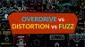 Overdrive Distortion Fuzz Effekt Pedale Teaser Liste