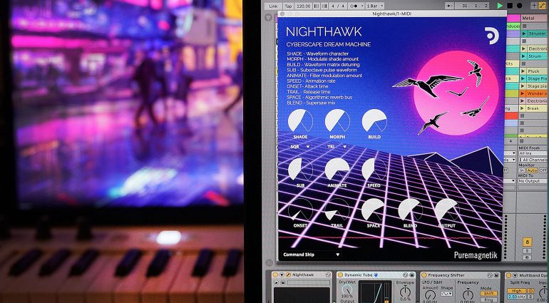 Puremagnetik Nighthawk: VST-Synthesizer im John Carpenter Style