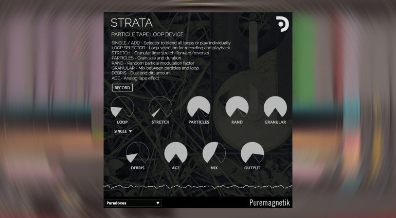 Puremagnetik Strata: ein Particle Tape Loop Device und ein neuer Song