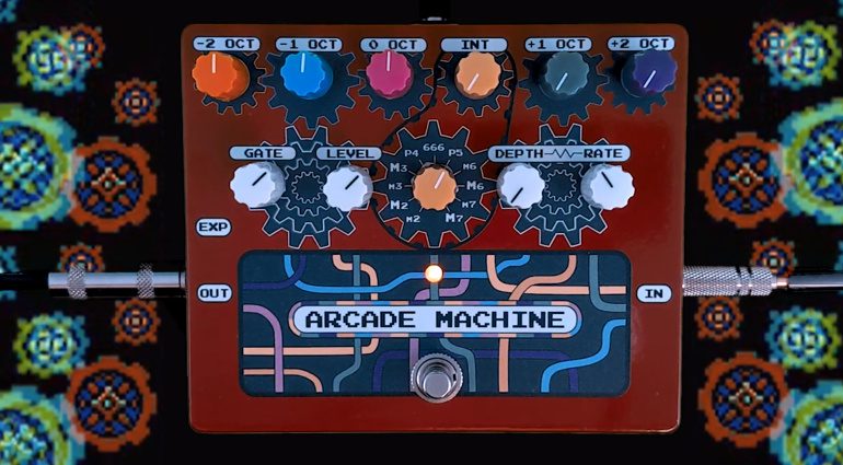 RPS Effects Arcade MAchine Analog Synthesizer Pedal Front