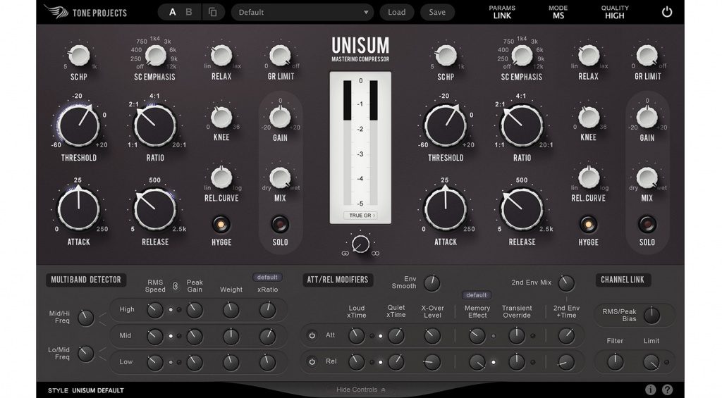 Tone Projects Unisum: das Advanced Panel