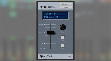 waveTracing SP950: der Sound des SP-1200 und S950 in einem Plug-in