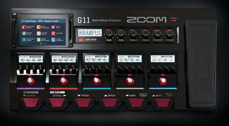 Zoom G11 Multi Effekt Pedal Front