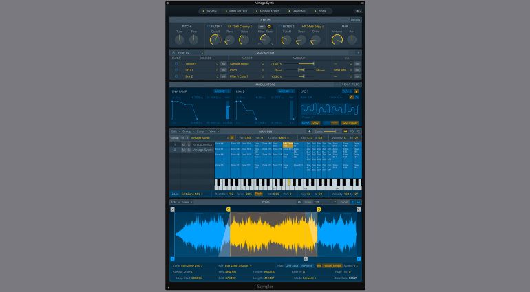 Apple Logic Pro X 10.5 Sampler