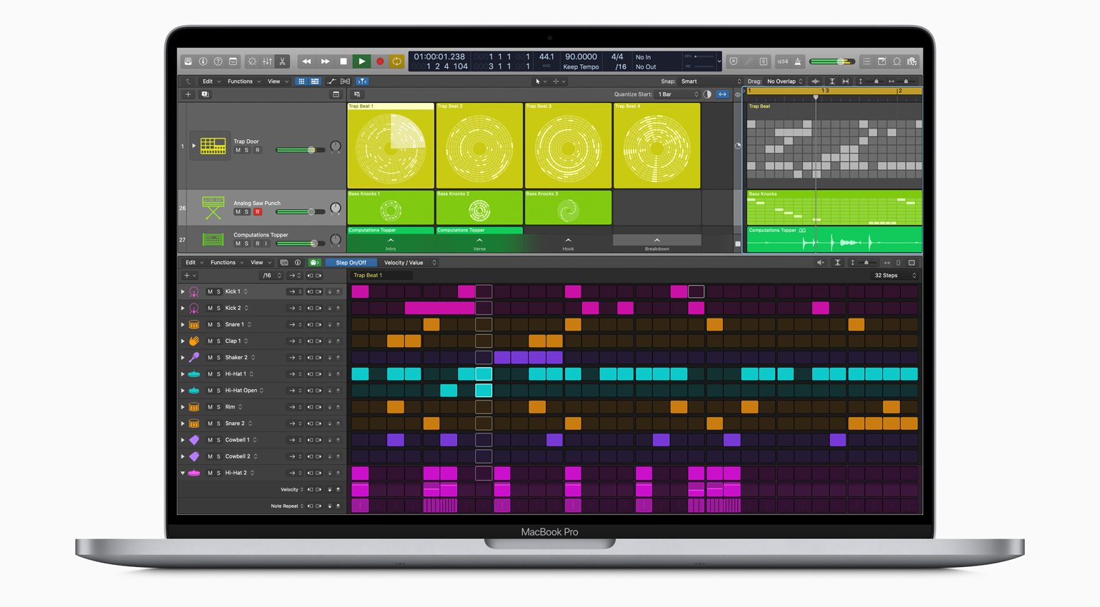 Apple Logic Pro X 10.5 Step Sequencer