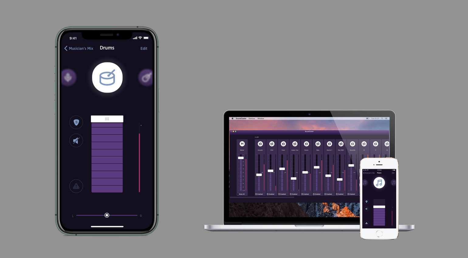 Performer App und SoundCaster