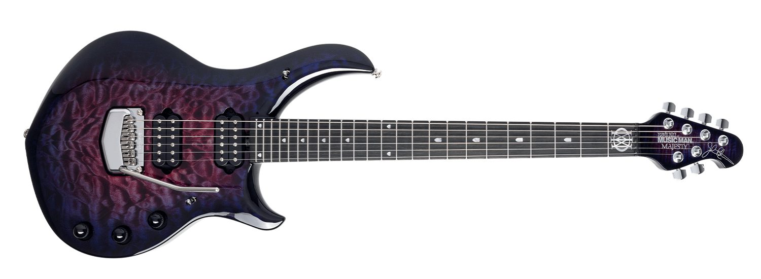Ernie Ball Music Man John Petrucci 2020 Signature E-Gitarre Dream Theater Majety Purple Nebula