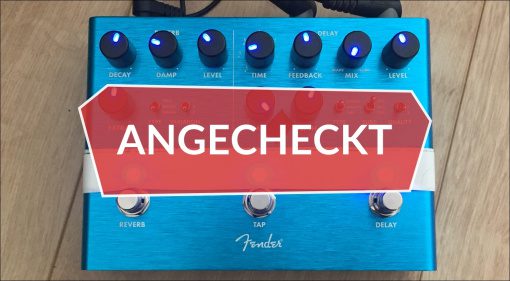 Fender Reflecting Pool Reverb Delay Effekt Pedal Teaser