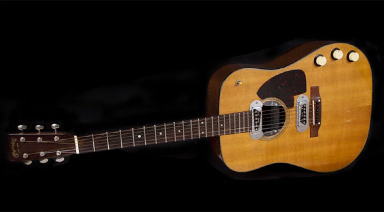 Kurt Cobain Martin D-18E Akustikgitarre Auktion 1
