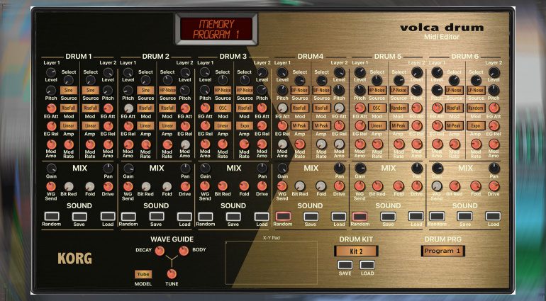 Momo Müller veröffentlicht Volca Drum Editor als Plug-in Controller