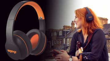 Orange Crest Edition Wireless Headphones