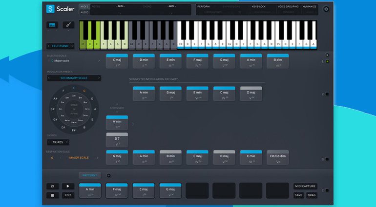 Plugin Boutique Scaler 2: komponieren mit den richtigen Akkorden leicht gemacht!