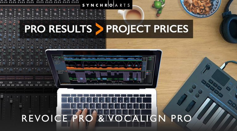 Deal: Synchro Arts VocAlign 4 und Revoice 4 mit 50 Prozent Rabatt!