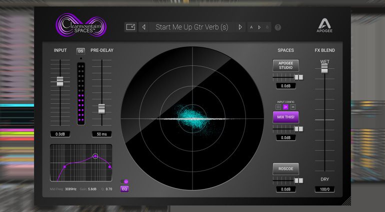 Apogee veröffentlicht Bob Clearmountain Spaces Reverb Plug-in