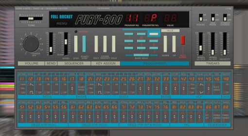Kostenlos: Full Bucket Music Fury-800 - die Korg Poly-800 Emulation