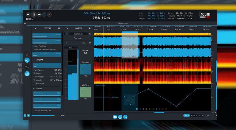 ircamLAB TS2: Audio-Editing in höchster Qualität für 29 US-Dollar!
