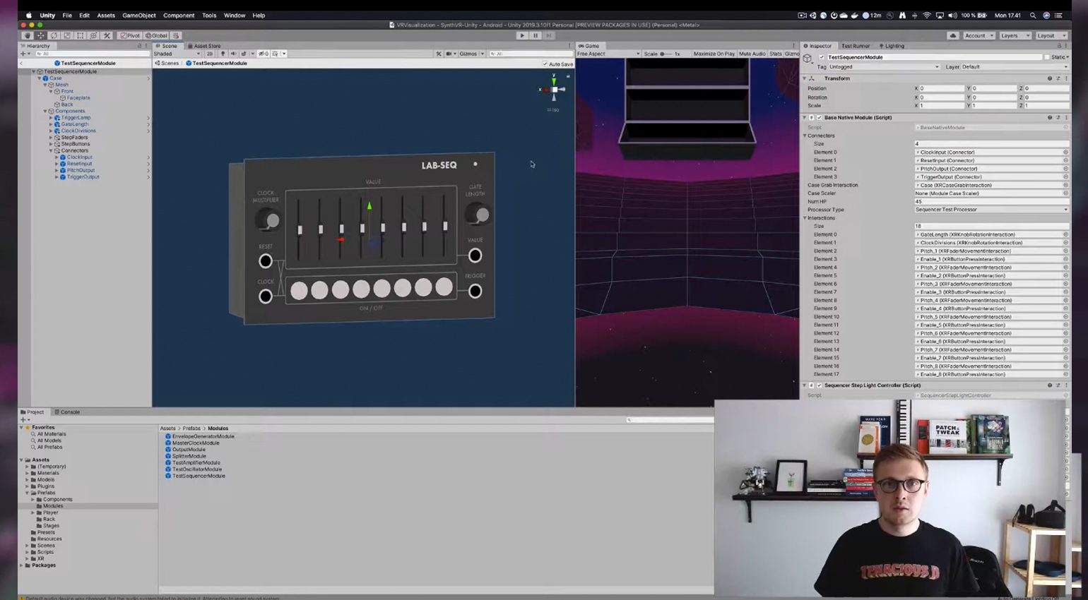SynthVR Entwicklung