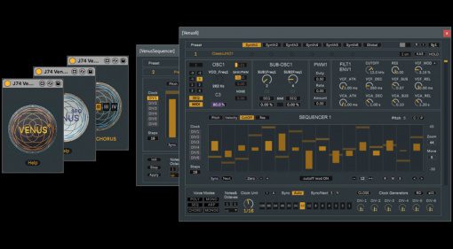 Fabricio Poce (J74) Venus6: Poly-Multi Synthesizer für Ableton Live