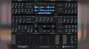 Glitchmachines Polygon 2: Hybrid Sampler mit dem Granular-Effekt