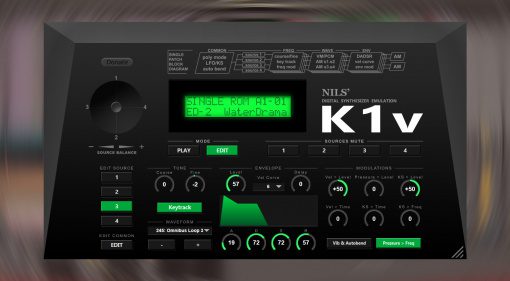 Kostenlos: Nils Schneider präsentiert K1v Plug-in - die Kawai K1 Emulation