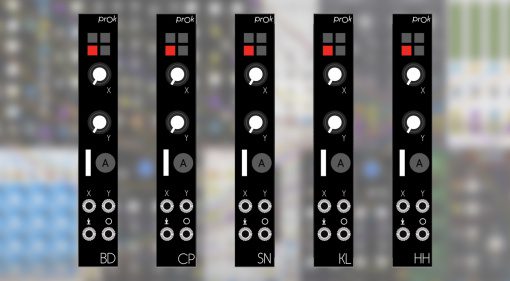 Prok Drum-Module für VCV Rack