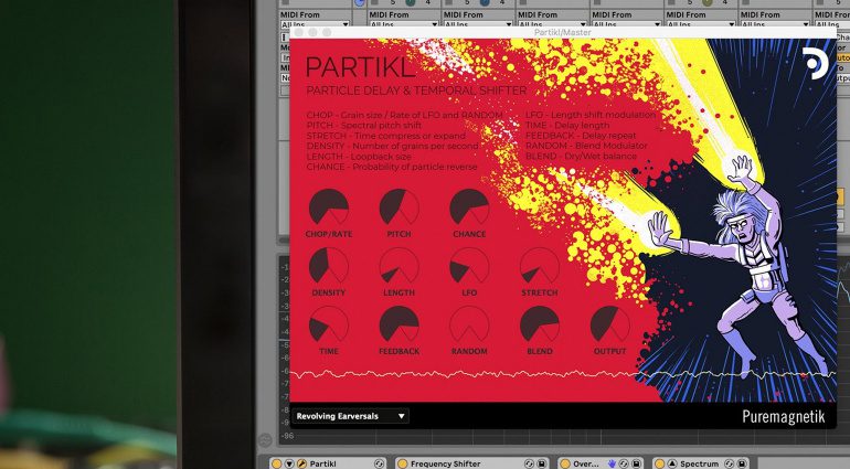 Puremagnetik Partikl: Partikel Delay und temporaler Pitchshifter als Plug-in