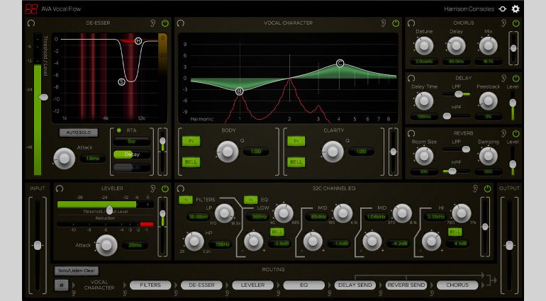 Harrison AVA Vocal Flow: das Schweizer Messer für eure Vocals