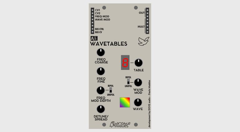 Tangible Waves / Dove Audio AE Wavetables