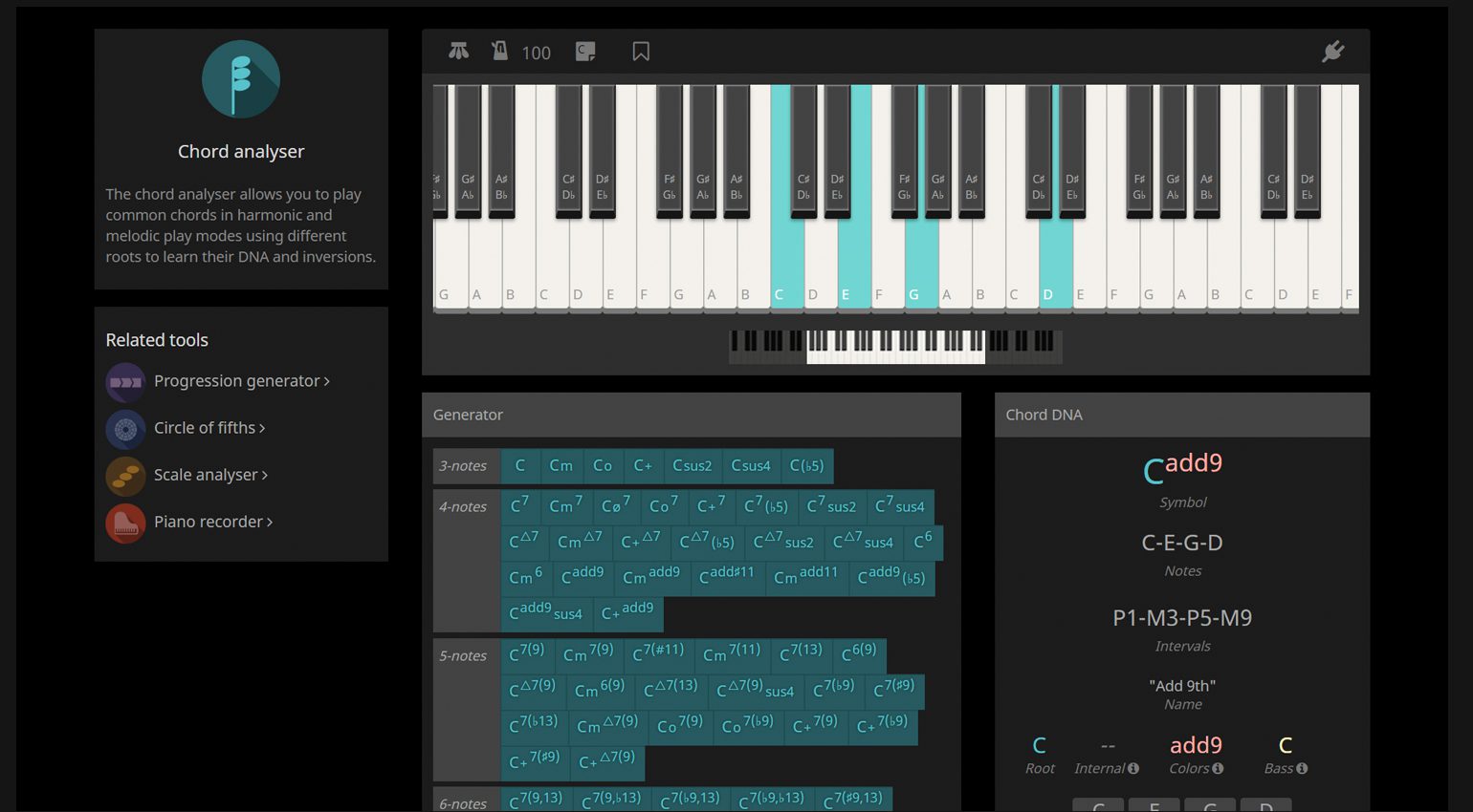 ToneGym Chord Analyser