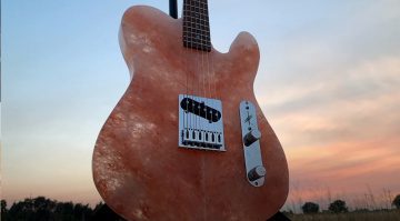 Burls Art Salz E-Gitarre