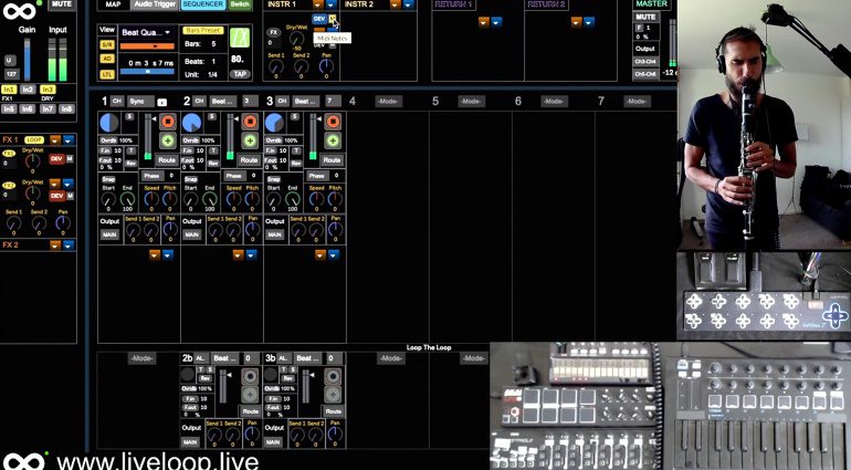 LiveLoop ist eine vielseitige DAW für Live Music Performer
