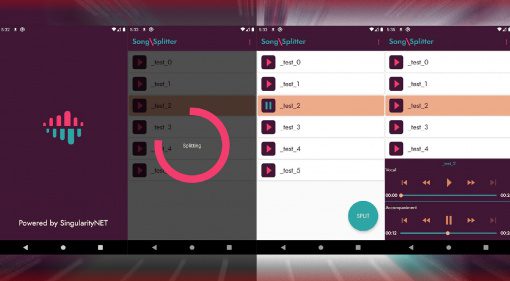 Kostenlos für Android: SingularityNET SongSplitter App trennt Vocals von Musik