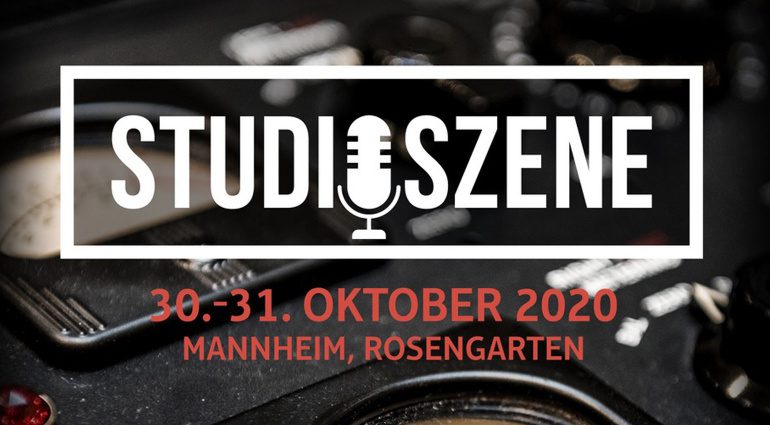 Studioszene 2020 am 30. und 31. Oktober im Mannheimer Rosengarten