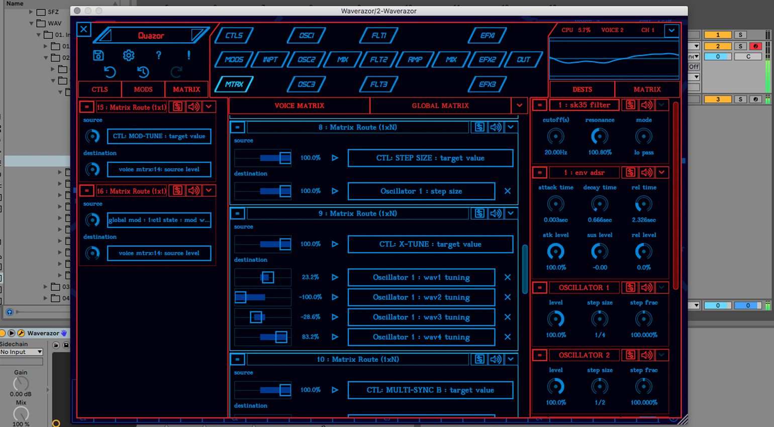 Tracktion MOK Waverazor Editor