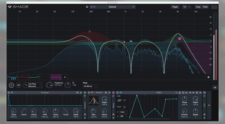 UVI Shade: ein kreativer Filter mit Unmengen an Modulationen