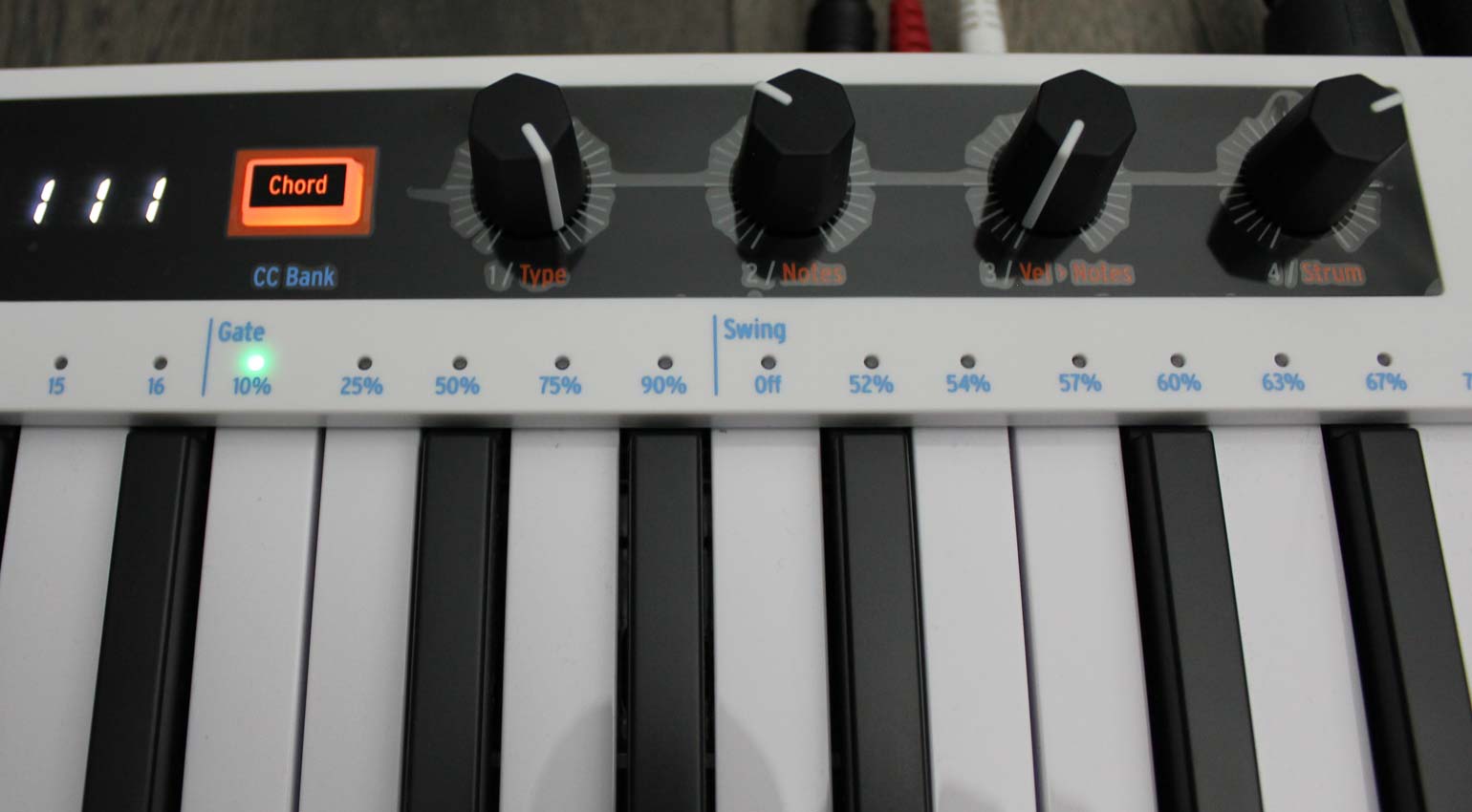 Die neue Chord-Sektion des KeyStep 37